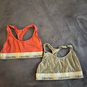 Set of Calvin Klein bralettes